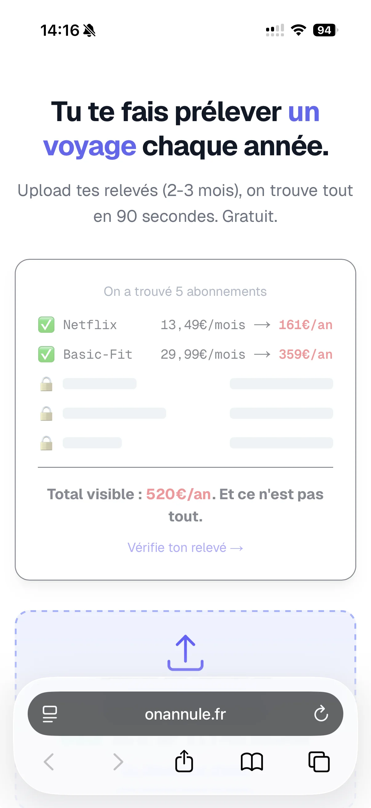Preuve 520€/an gaspillés dans des abos oubliés (découvre lesquels en 90 secondes) 1